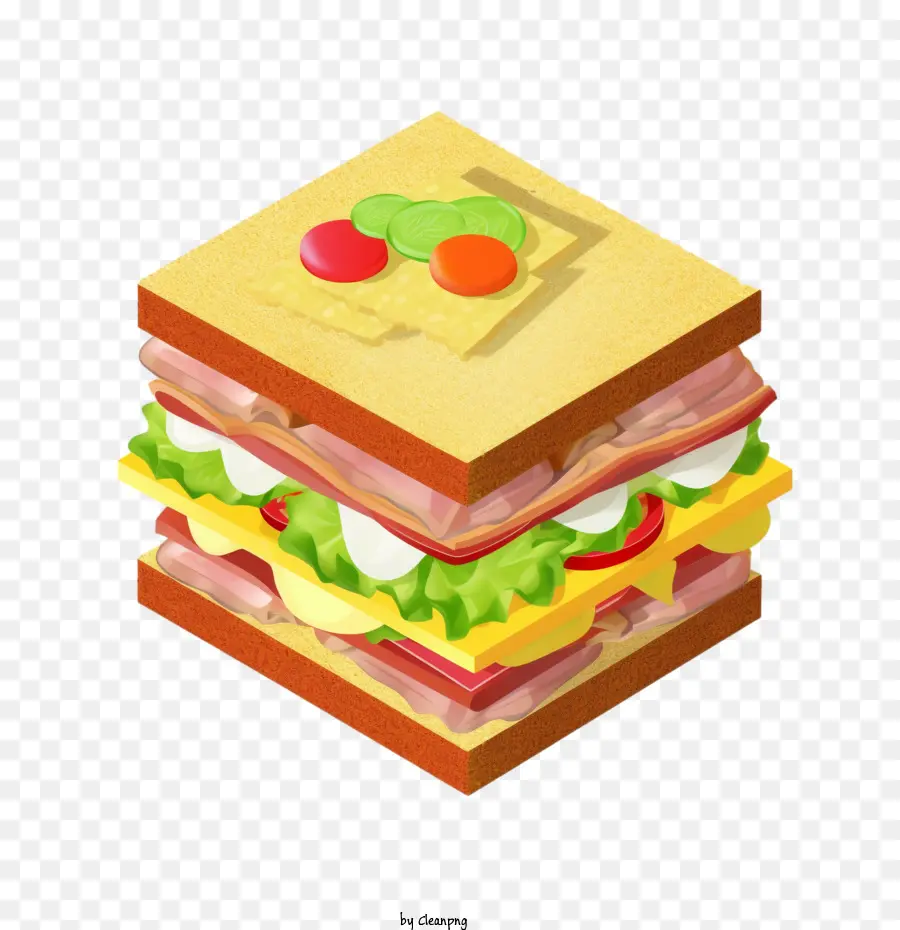 Sándwich，Lechuga PNG