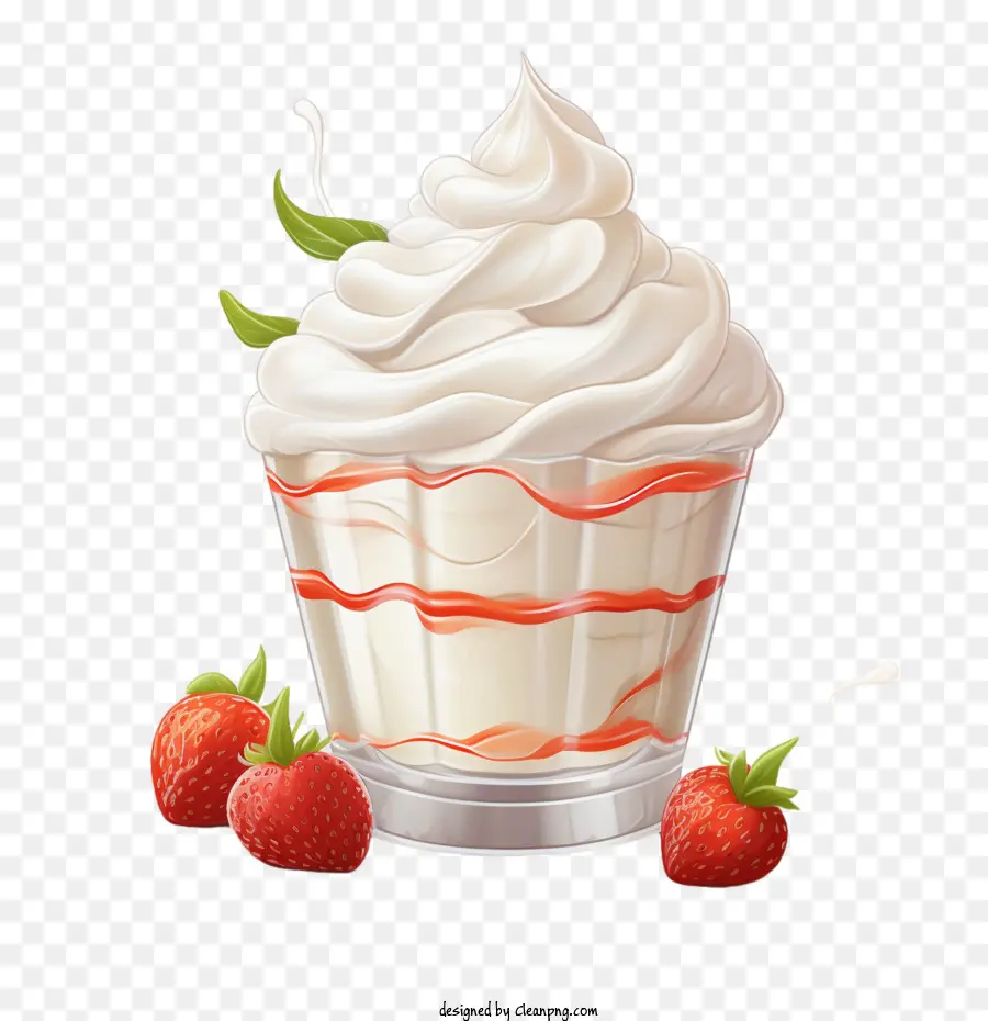 Crema Batida，Helado PNG