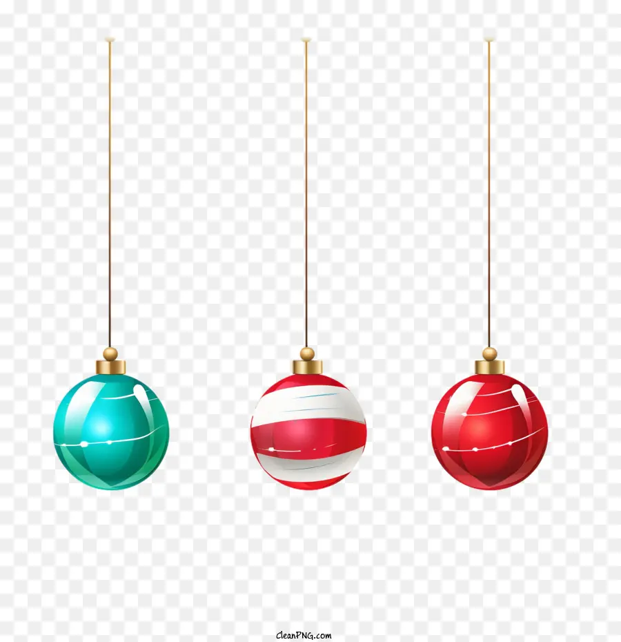 Bolas De Navidad，Adornos Navideños PNG