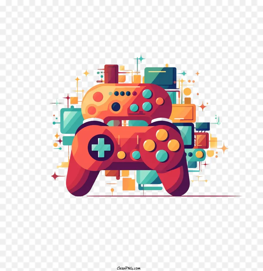 Videojuego，Controlador De Juego PNG