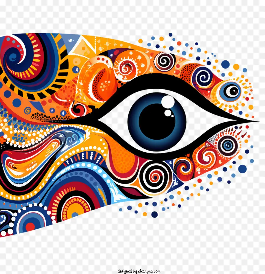 Semana Naidoc，Ojo Colorido PNG