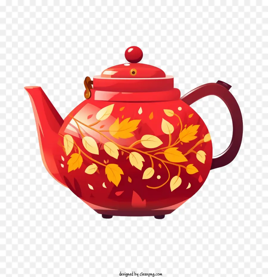 Tetera，Té Rojo Lata PNG