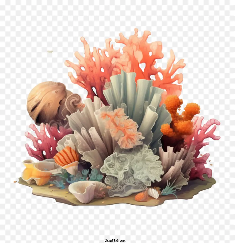 Los Arrecifes De Coral，Coral PNG