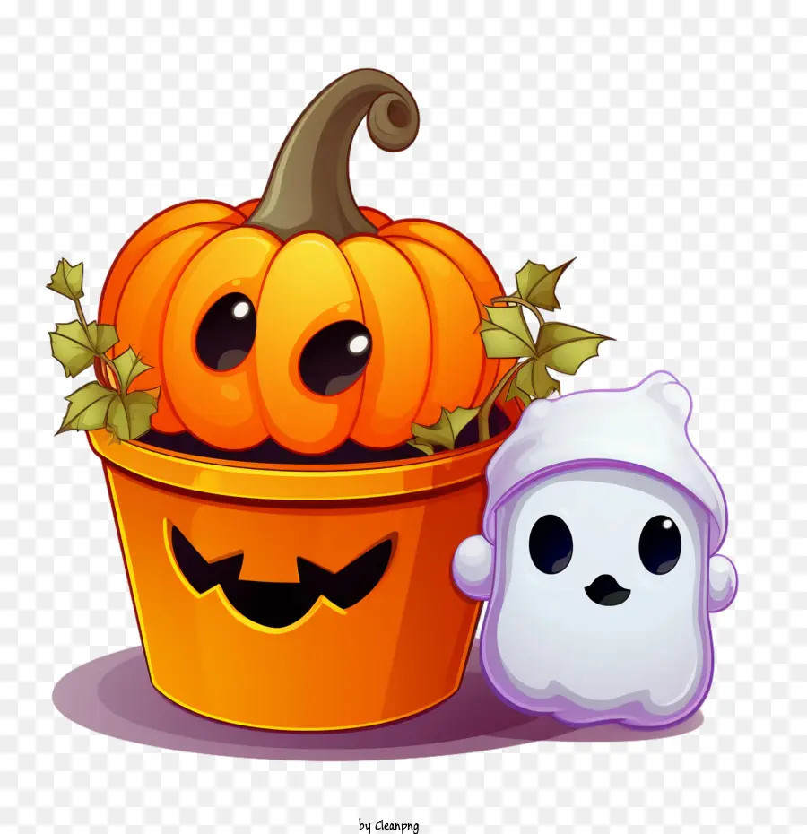 Fantasma，Calabaza Y Fantasma PNG