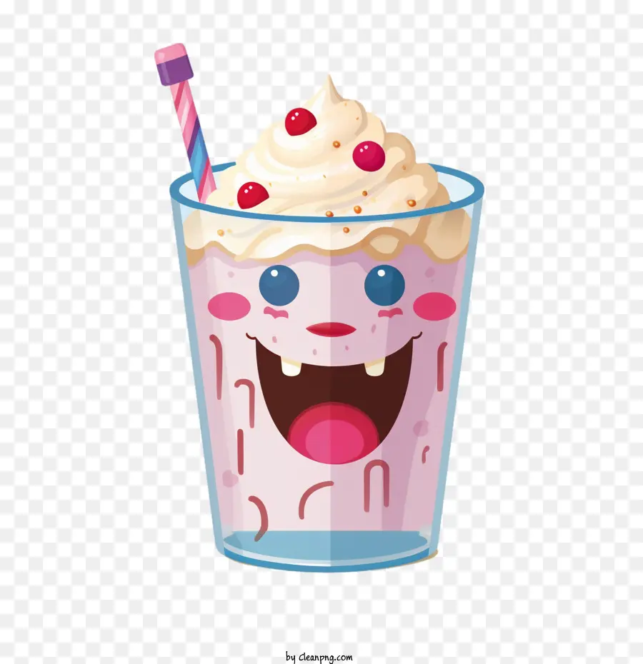 Lindo Batido，Batido De Dibujos Animados PNG