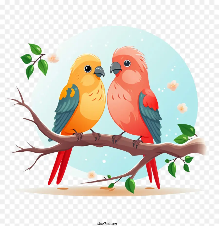 El Amor De Los Pájaros，Loro PNG