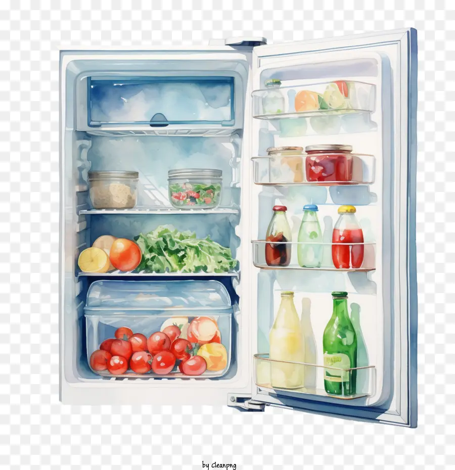 Refrigerador，La Comida PNG