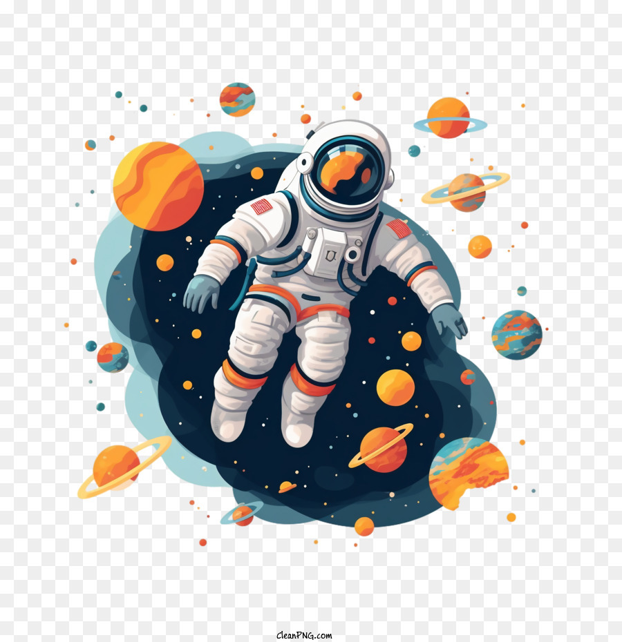 Astronauta，La Exploración Espacial Día PNG