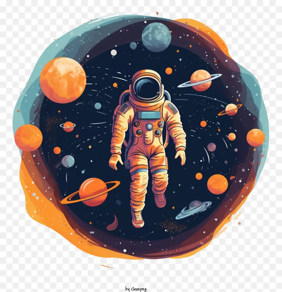 Astronauta，La Exploración Espacial Día PNG