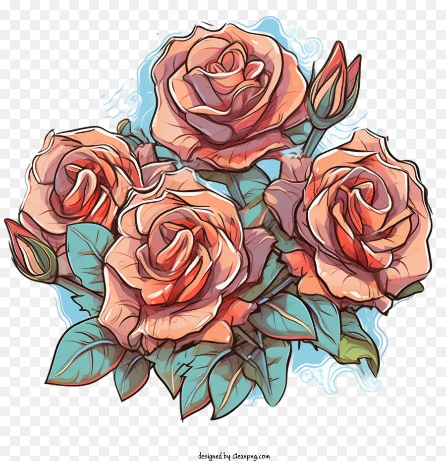 Rosa，Las Rosas PNG