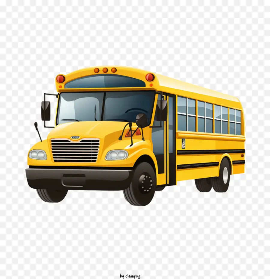 Autobús De La Escuela，Amarillo PNG
