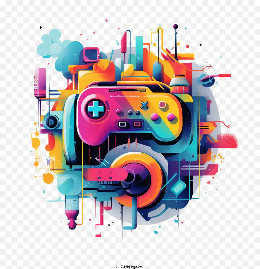Juegos De Video Del Día，Pixel Art PNG