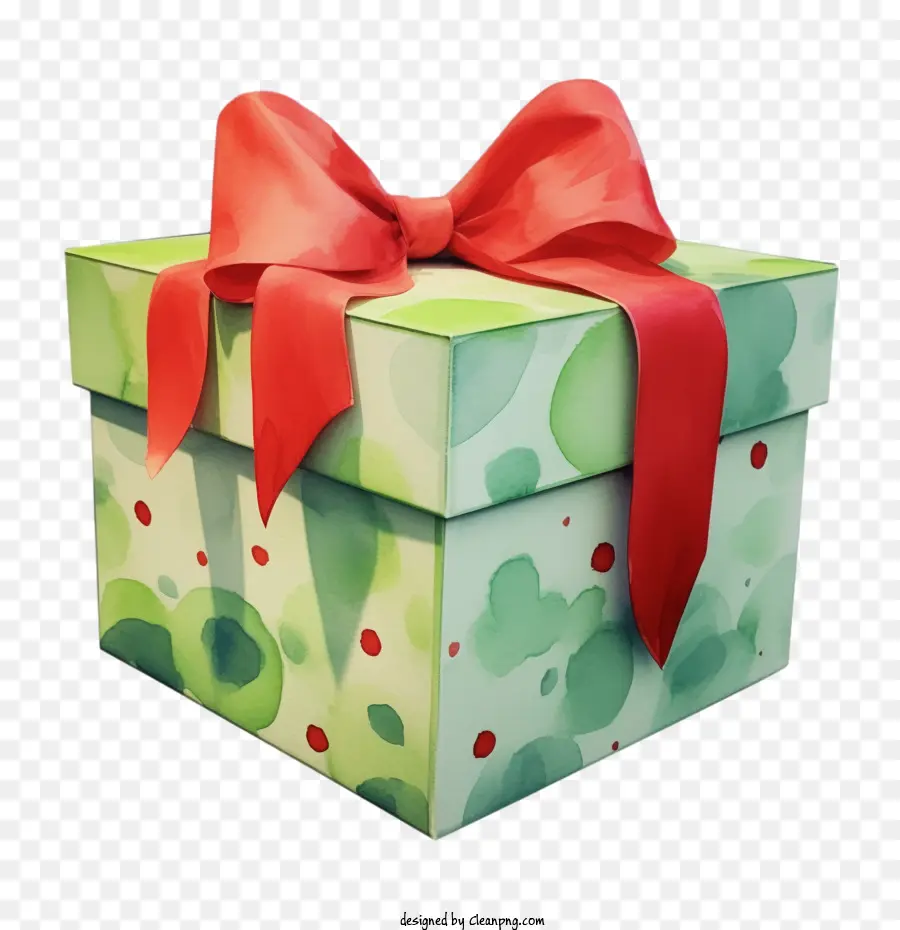 Caja De Regalo，Verde De La Caja De Regalo PNG