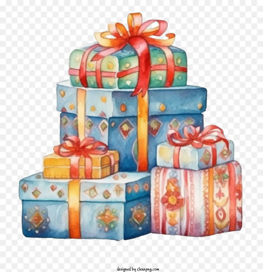 Regalos De Navidad，Cajas De Regalo PNG