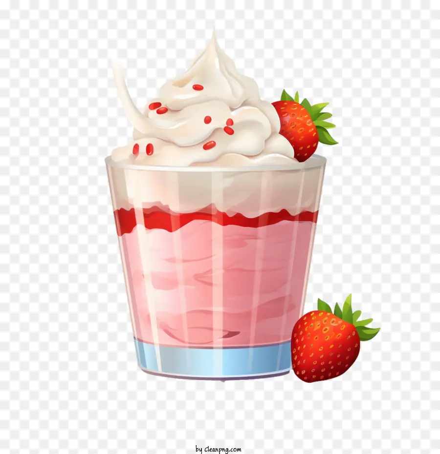 Batido De Fresa，Batido PNG