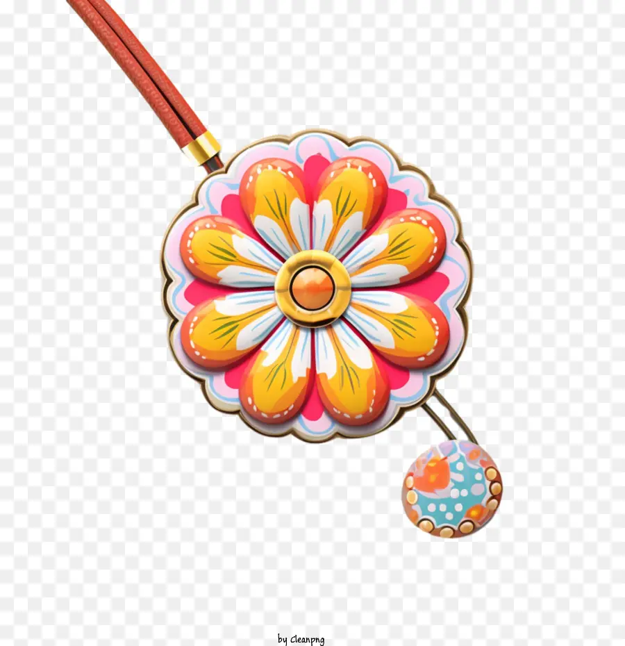 Raksha Bandhan，Colgante De Flores PNG