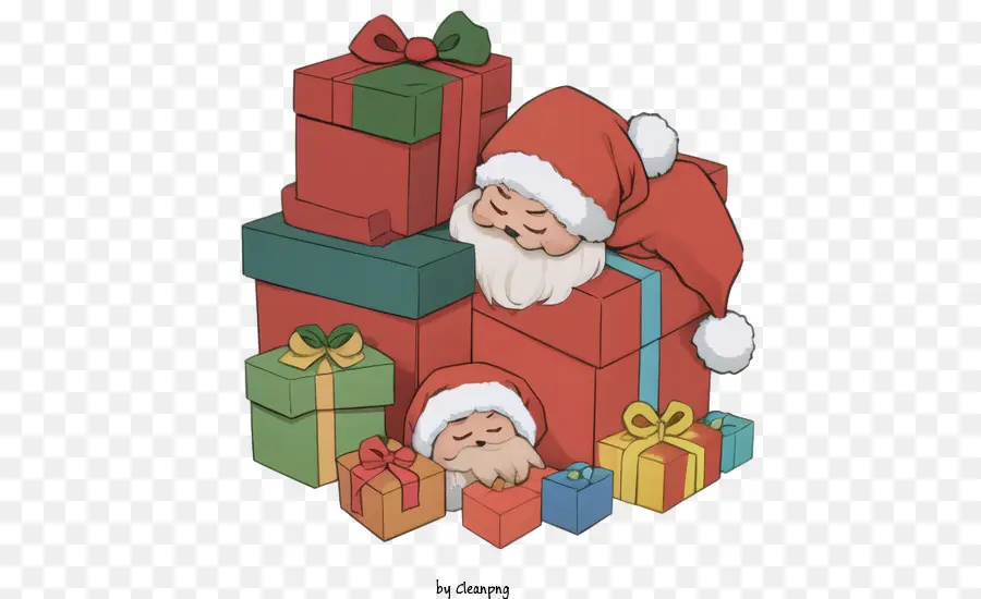 Regalos De Navidad，Papá Noel PNG