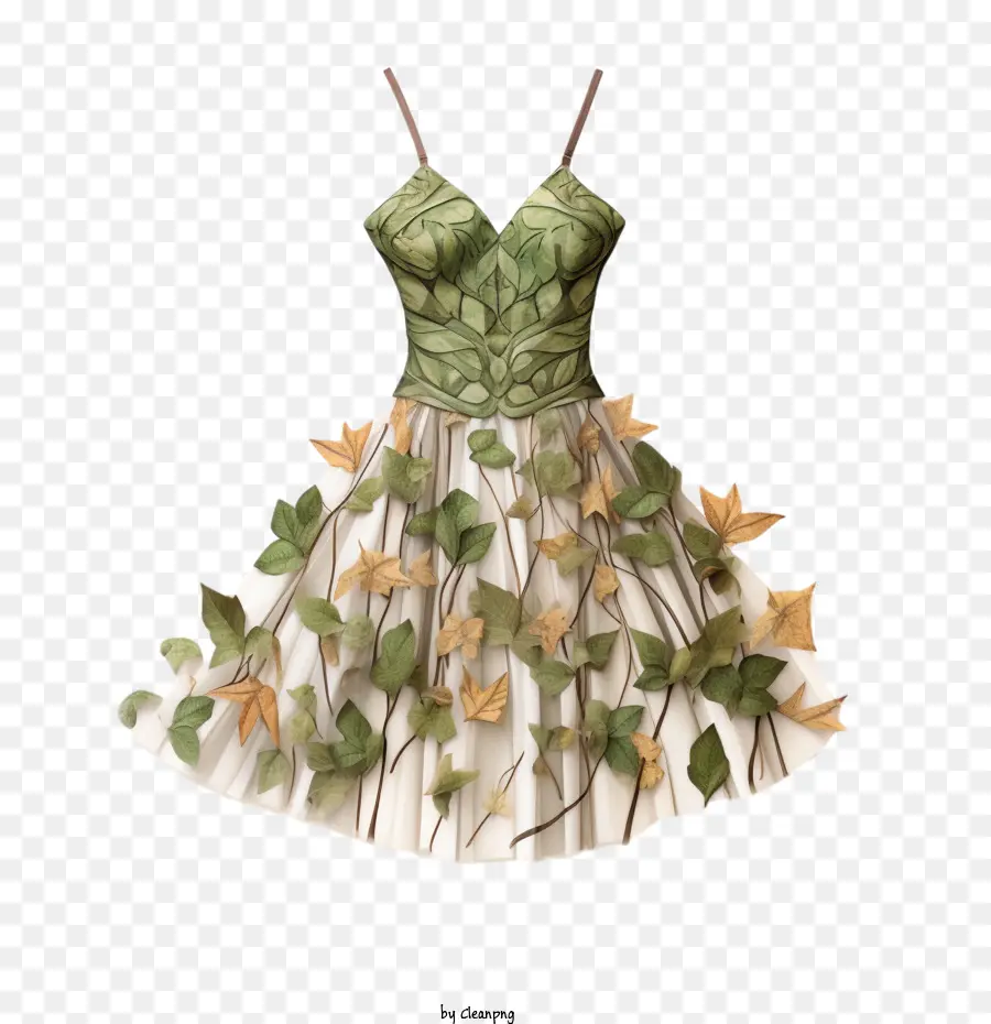 Vestido，Vestido De Hoja PNG