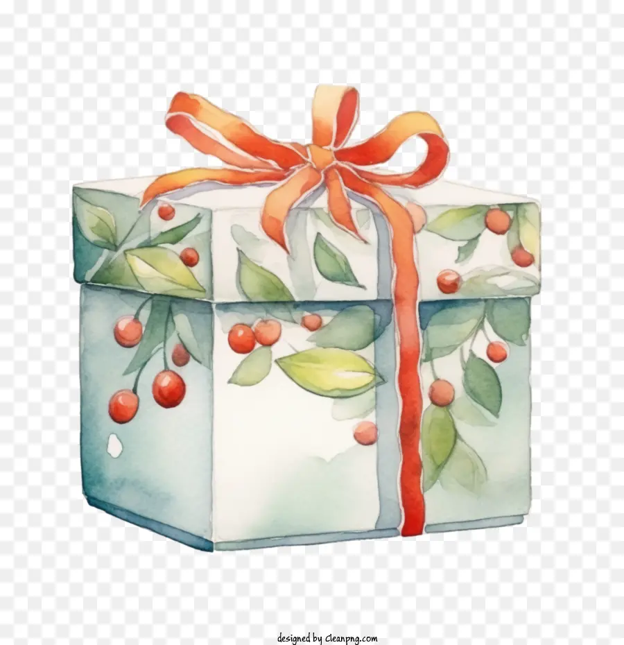 Retro Caja De Regalo，La Navidad Caja De Regalo PNG