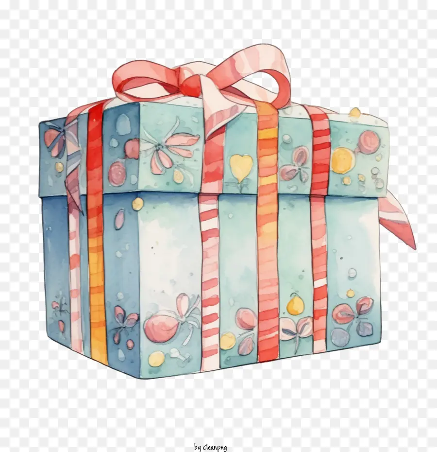 Retro Caja De Regalo，La Navidad Caja De Regalo PNG