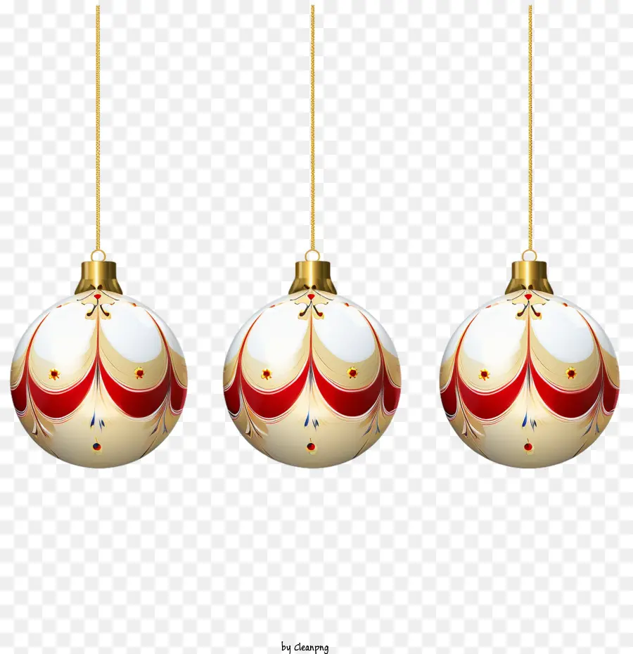 Bolas De Navidad，Adornos Navideños PNG