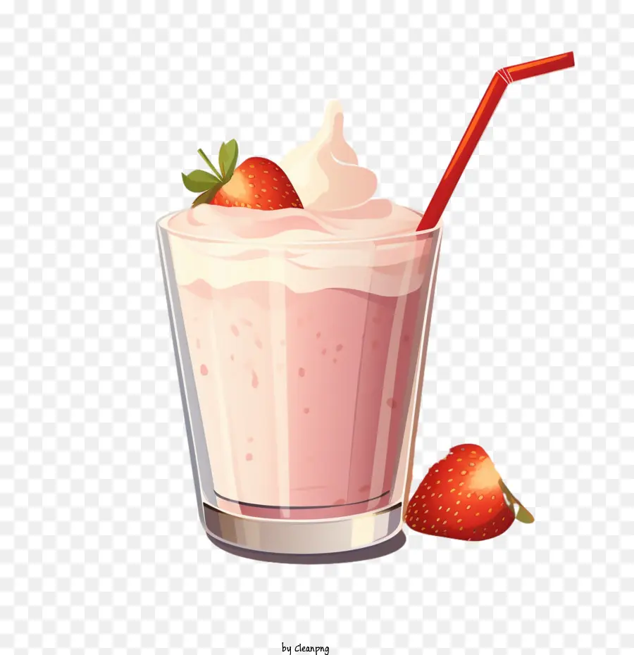 Batido，Batido De Fresa PNG