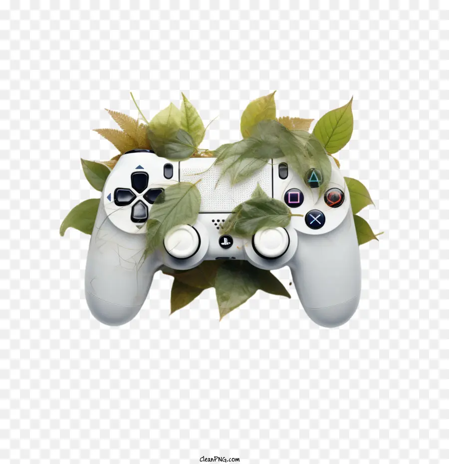 Controlador De Playstation，Blanco PNG