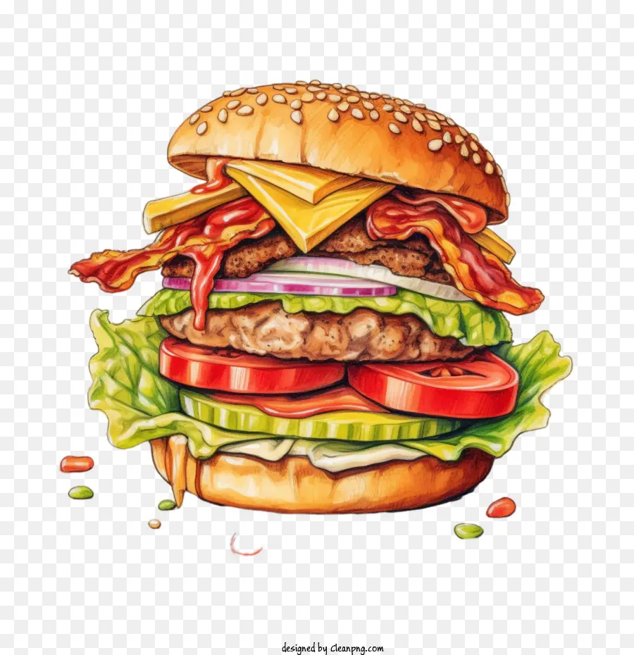 Hamburgo，Burger PNG