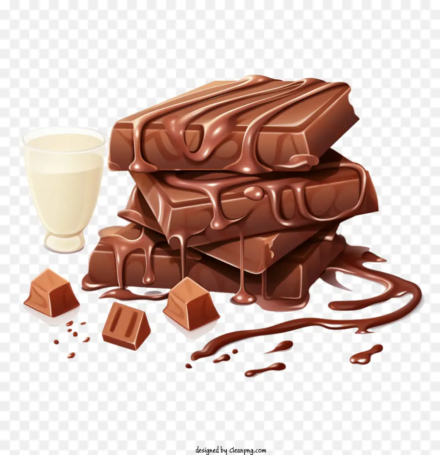 Chocolate Con Leche，Barras De Chocolate PNG