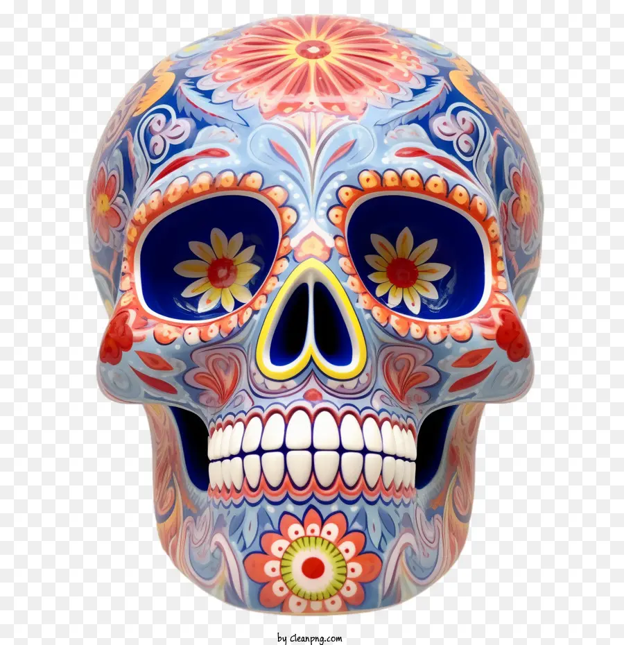 Cráneo Del Azúcar，Día De Los Muertos PNG