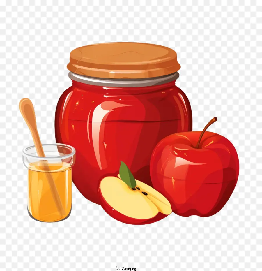 Rosh Hashaná，Manzana Y Mermelada PNG