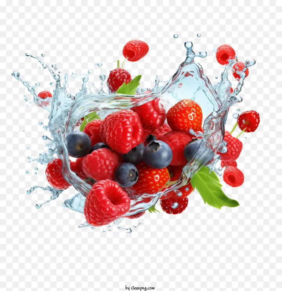 Salpicaduras De Agua，La Fruta PNG