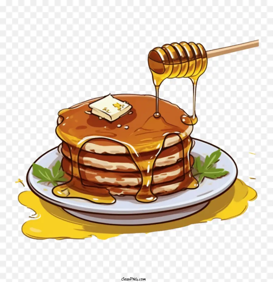Panqueques，Waffle PNG
