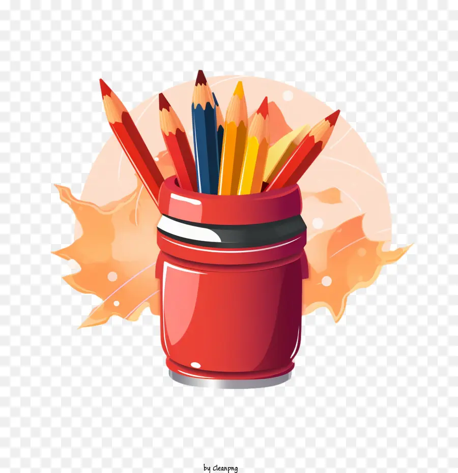 Lápiz，Rojo Jar PNG