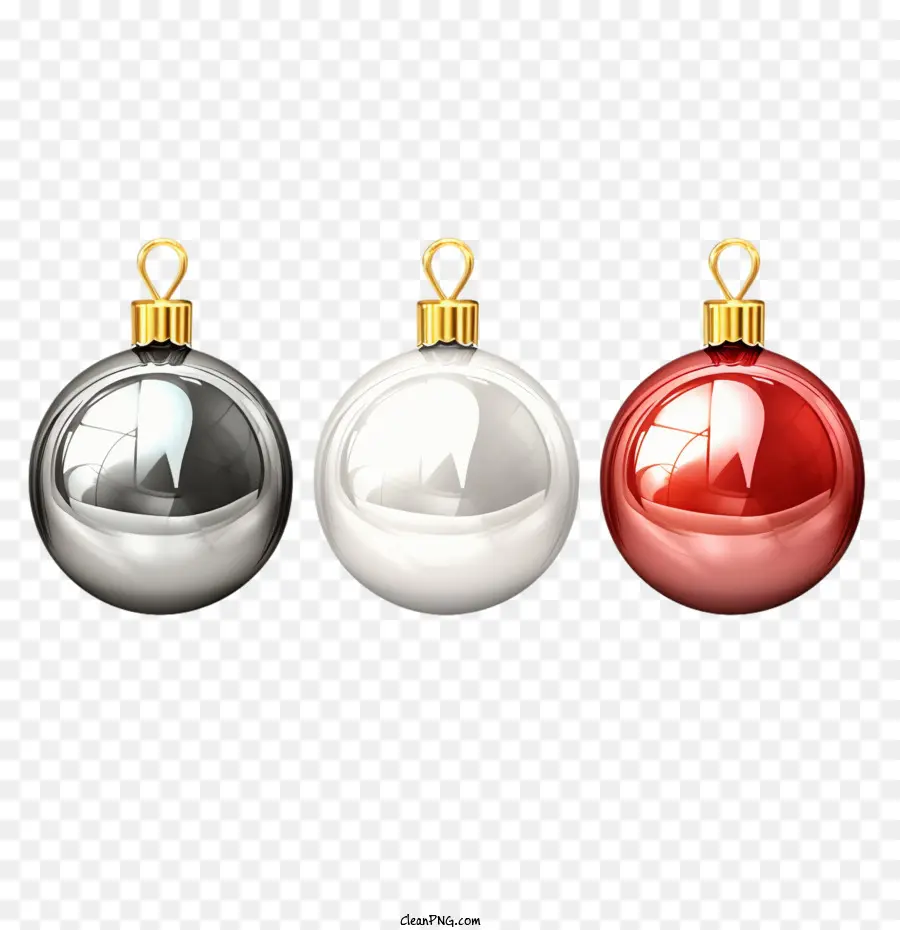 Bolas De Navidad，Adornos Navideños PNG