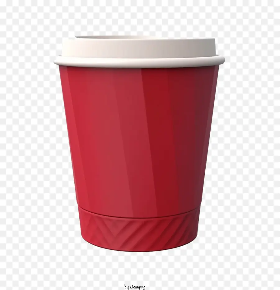 Taza De Café De Papel，Copa Roja PNG