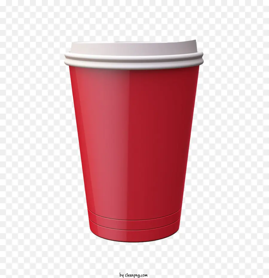 Taza De Café De Papel，Copa Roja PNG