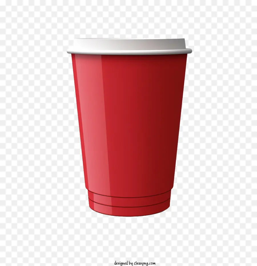 Taza De Café De Papel，Copa Roja PNG