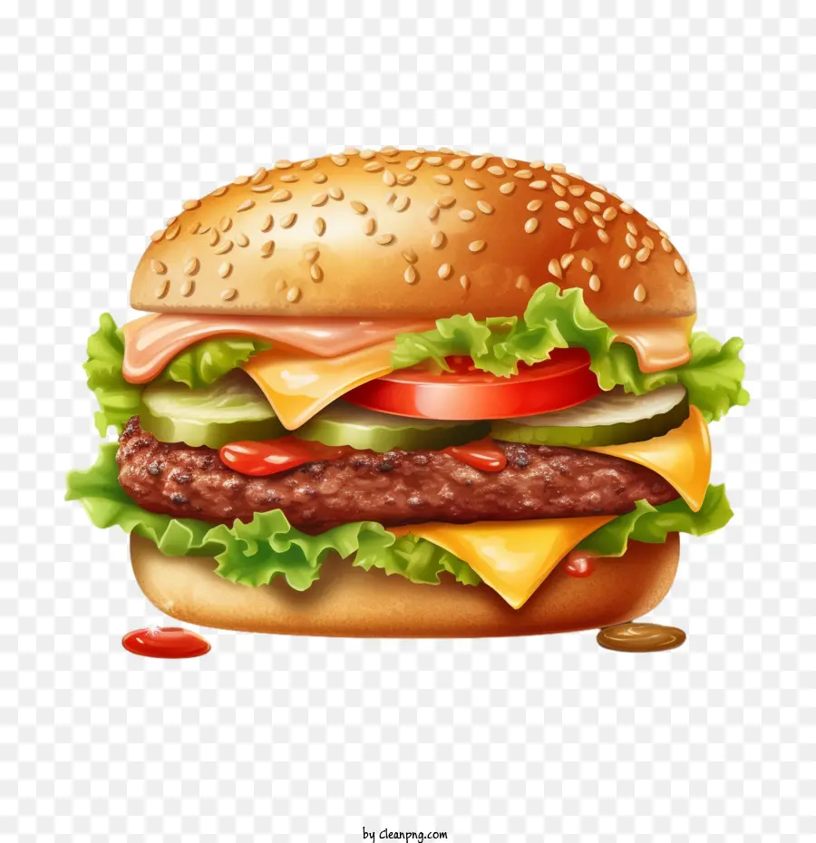 Hamburgo，Burger PNG