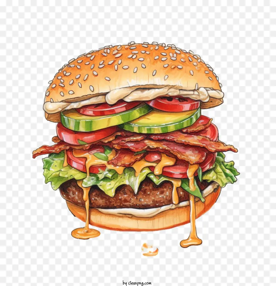 Hamburgo，Tocino PNG