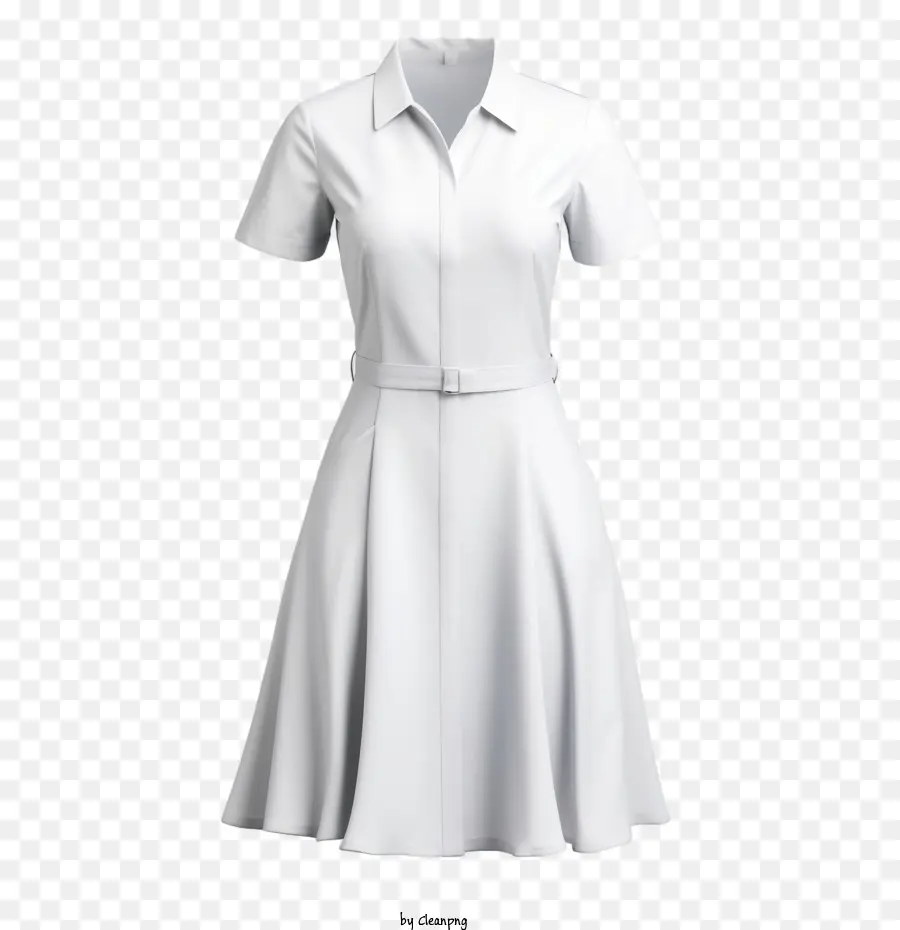 Vestido Medico，Vestido Blanco PNG