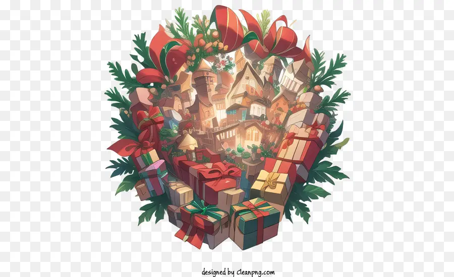 Regalos De Navidad，Caja De Regalo PNG