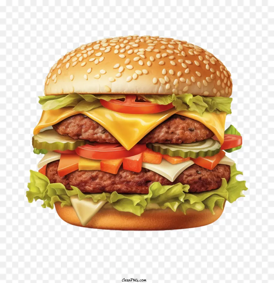 Hamburgo，Hamburguesa Con Queso PNG