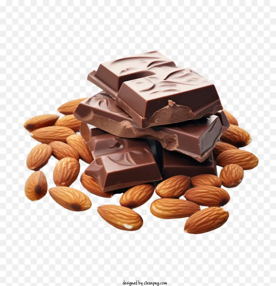 Chocolate Con Almendras Día，Chocolate PNG