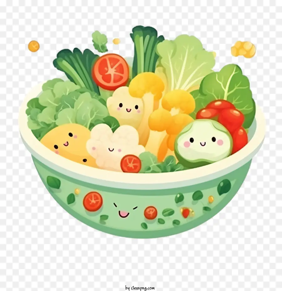 Ensalada，Ensalada De Dibujos Animados PNG