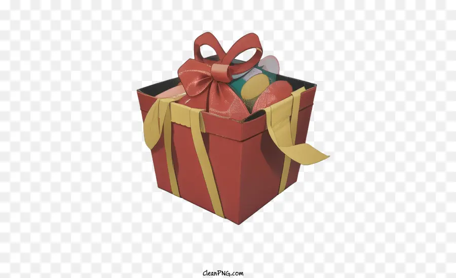 Regalos De Navidad，Caja De Regalo PNG