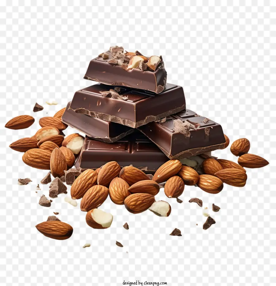 Chocolate Con Almendras Día，Chocolate PNG