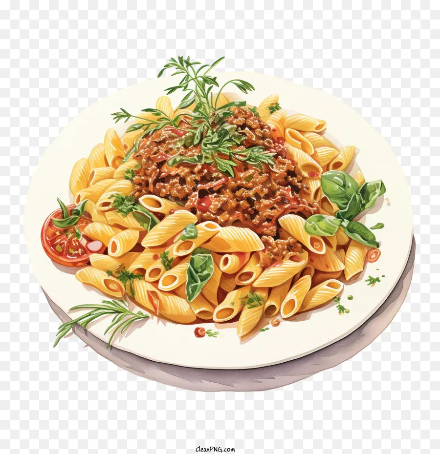 Día Nacional De Los Macarrones，Plato De Pasta PNG