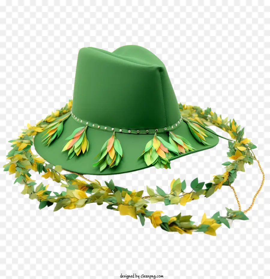 Sombrero Oktoberfest，Sombrero Verde PNG