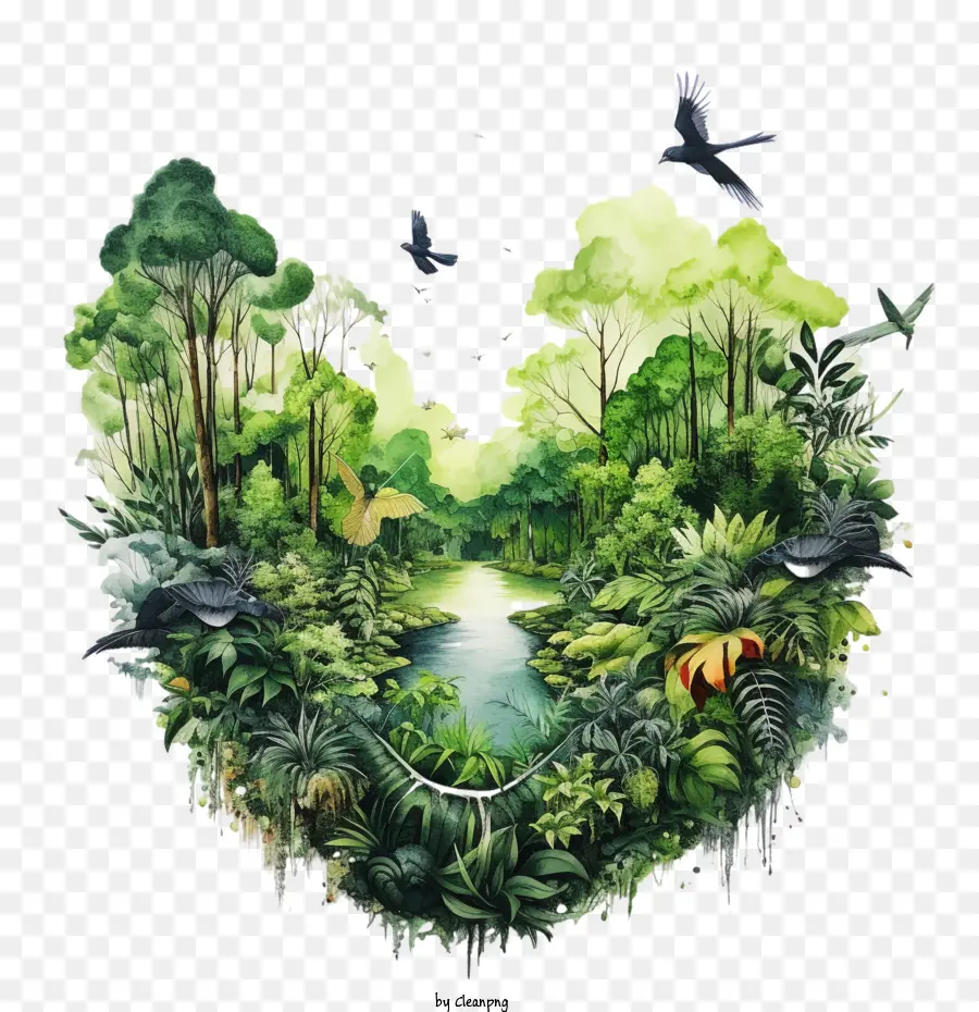 Mundo El Día De La Conservación De La Naturaleza，Verde PNG